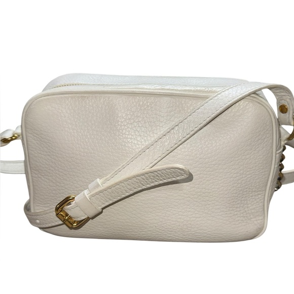 Versace Calfskin Palazzo Medusa Camera Bag White Leather - Picture 7 of 11